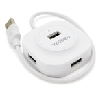 Концентратор VEGGIEG USB 3.0 to 4xUSB 0.3m white (V-U2407) U1084636