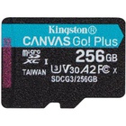 Карта памяти Kingston 256GB microSDXC class 10 A2 U3 V30 Canvas Go Plus (SDCG3/256GBSP) U0442974