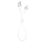 Дата кабель USB 2.0 AM to Lightning 0.25m 2.4A white XO (XO-NB179-BK) U1093034
