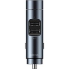 FM модулятор Baseus Energy Column MP3 Charger Dark grey (CCNLZ-0G)