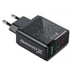 Зарядное устройство Grand-X Fast Сharge 6-в-1 PD 3.0, QС3.0, AFC,SCP,FCP,VOOC 1USB+1Type (CH-880) U0424499
