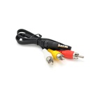 Кабель мультимедійний 3.5mm M to 3xRCA M 0.5m black Voltronic (YT-3.5(M)/3хRCA(M)-0.5m) U1096042