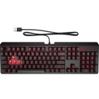 Клавіатура HP OMEN Encoder LED 104key Cherry MX Red USB Black (6YW76AA) U0863860