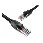 Патч-корд 0.5м, UTP cat 6 RJ-45 black Vention (IBEBD) U1125603