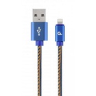 Дата кабель USB 2.0 AM to Lightning 2.0m Cablexpert (CC-USB2J-AMLM-2M-BL) U0384176