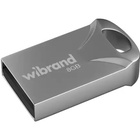 USB флеш накопичувач Wibrand 8GB Hawk Silver USB 2.0 (WI2.0/HA8M1S) U0933769