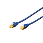 Патч-корд 0.5м, CAT 6a S-FTP, AWG 26/7, Cu, LSZH, blue Digitus (DK-1644-A-005/B) U0864078