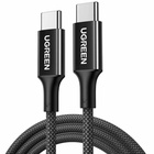 Дата кабель USB-C to USB-C 1.0m PD3.1 240W 480Mbps braided black Ugreen (75731) U1182332