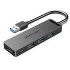 Концентратор Vention USB 3.0 to 4xUSB 3.0 Hub With Power Supply 0.15m black (CHLBB) U1064520