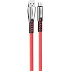 Дата кабель USB 2.0 AM to Micro 5P 1.0m zinc alloy red ColorWay (CW-CBUM011-RD) U0446713