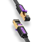 Патч-корд 10m UTP cat 7 RJ-45 flat black Vention (ICABL) U1179457
