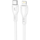 Дата кабель USB-C to Lightning 1.0m PD PVC white Wibrand (WI.DC/BO1W-CL) U1199700