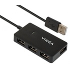 Концентратор Vinga USB2.0 to 4*USB2.0 HUB (VHA2A4N) U1128643