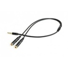 Кабель мультимедийный Jack 3.5mm M to 2 x Jack 3.5mm F (4pin) Cablexpert (CCA-417M) U0383925