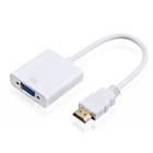 Переходник HDMI M to VGA F (с кабелями аудио и питания от USB) ST-Lab (U-990 white) U0641697