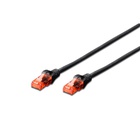 Патч-корд 1м, UTP, cat.6, CCA, AWG 26/7, PVC, black Digitus (DK-1612-010/BL) U1104029