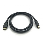 Кабель мультимедийный HDMI to HDMI 1.0m v1.4, OD-7.5mm Merlion (YT-HDMI(M)/(M)HS-1m) U0465608