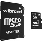 Карта пам'яті Wibrand 8GB microSD class 10 (WICDHC10/8GB-A) U0933833