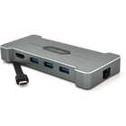 Концентратор VEGGIEG USB-C 5-in-1 USB-C + 3xUSB 3.0 + HDMI + RJ45 silver (TC06) U1099704