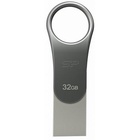 USB флеш накопитель Silicon Power 32GB Mobile C80 Silver USB 3.0 (SP032GBUC3C80V1S) U0142103