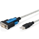 Кабель для передачі даних Digitus USB to COM M 1.8m RS232 FTDI black (DA-70170) U1173299