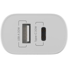 Зарядний пристрій Globex 1xUSB + 1xUSB-C 30W FastPower white (30WAC) U1144482