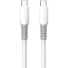Дата кабель USB-C to USB-C 1.0m 3A PD60W liquid silicone white ColorWay (CW-CBPDCC093-WT) U1199563
