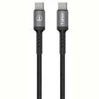 Дата кабель USB Type-C to Type-C 1.0m 3A Black\Gray T-Phox (T-CC833) U0584074