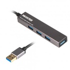 Концентратор Maxxter USB 3.0 Type-A 4 ports grey (HU3A-4P-02) U0500391