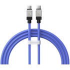 Дата кабель USB-C to USB-C 1.0m CoolPlay Fast Charging 100W blue Baseus (CAKW000203) U1064110