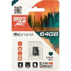 Карта памяти Mibrand 64GB microSDXC class 10 UHS-I (MICDXU1/64GB) U0507797