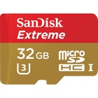 Карта памяти SANDISK 32GB microSD class 10 V30 A1 UHS-I U3 Extreme Action (SDSQXAF-032G-GN6AA) U0247010
