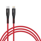 Дата кабель USB Type-C to Lightning 18W 1,2m CBRNYTL1 red Intaleo (1283126504129) U0486267