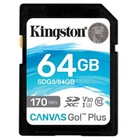 Карта памяти Kingston 64GB SDXC class 10 UHS-I U3 Canvas Go Plus (SDG3/64GB) U0429258