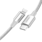 Дата кабель USB-C to Lightning 2.0m US304 20V/3A 60W Silver Ugreen (70525) U0763998