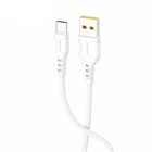 Дата кабель USB 2.0 AM to USB-C 1.0m 2.4A silicone white Denmen (DM-D06T-WH) U1092947