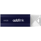 USB флеш накопичувач AddLink 64GB U12 Dark Blue USB 2.0 (ad64GBU12D2) U0498050
