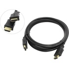 Кабель мультимедийный HDMI to HDMI 5 m V2.0 Vinga (VCPDCHDMIMM5BK) U0310770