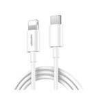Дата кабель USB-C to Lightning 1.0m PD18W white Denmen (DM-D10L-WH) U1092950