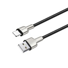 Дата кабель USB 2.0 AM to Lightning 1.0m head metal black ColorWay (CW-CBUL046-BK) U0624082