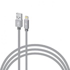 Дата кабель USB 2.0 AM to Lightning 2.0m CBGNYL2 grey Intaleo (1283126477669) U0486262