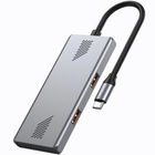 Концентратор Gembird USB-C 4-in-1 2xUSB 3.2 + 2xUSB-C 3.2 silver (UHB-CM-U310-A2C2-01) U1191690