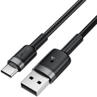 Дата кабель USB 2.0 AM to USB-C 1.2m 60W black Acefast (6974316285144) U1137359