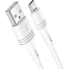 Дата кабель USB 2.0 AM to Micro 5P 1.0m 2.4A PVC BX43 white BOROFONE (6931474735591) U1067150