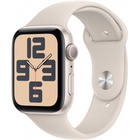 Смарт-часы Apple Watch SE 2023 GPS 44mm Starlight Aluminium Case with Starlight Sport Band - M/L (MRE53QP/A) U0854970