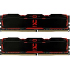 Модуль памяти для компьютера DDR4 16GB (2x8GB) 2666 MHz IRDM Black GOODRAM (IR-X2666D464L16S/16GDC) U0275928