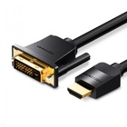 Кабель мультимедійний HDMI M to DVI M 1.0m black Vention (ABFBF) U1125451