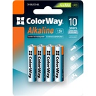 Батарейка ColorWay AAA LR03 Alkaline Power (щелочные) * 4 blister (CW-BALR03-4BL) U0725735