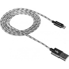Дата кабель USB 2.0 AM to Lightning 1.0m Dark gray Canyon (CNE-CFI3DG) U0421710