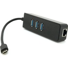 Концентратор Voltronic USB-C to 3xUSB 3.0 + RJ45 1000Mbps black (YT-TCA3H3+Et-W) U1099563